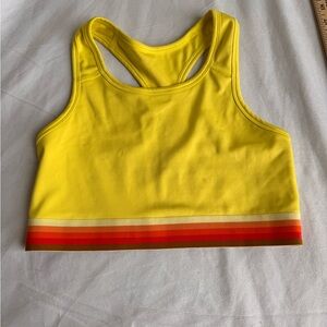 Faherty Women Sports Bra AURORA Small Size‎ 1 exercise yoga athleisure tank